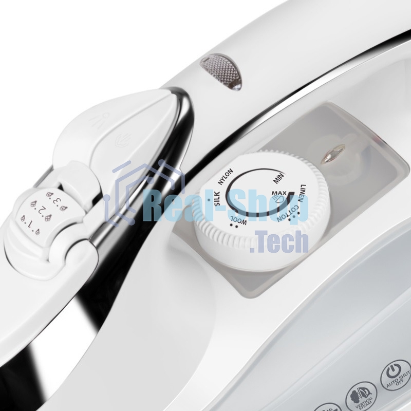 Утюг Aresa AR-3116 белый, 3150 Вт, 50 г/мин, 150 г/мин, 390 мл