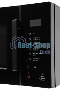 Микроволновая печь Samsung MS23T5018AK/BW черный, 23 л, 800 Вт, переключатели - сенсор