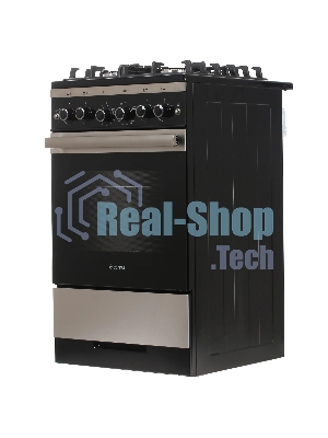 Плита газовая Gefest 5500-02 0069 серебристый/черный, конфорок 4 шт, духовка 52 л, 50 см x 85 см x 58.5 см