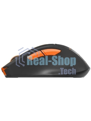 Мышь беспроводная A4Tech Fstyler FG30 серый/оранжевый, 2000 dpi, радиоканал, USB, кнопки - 5