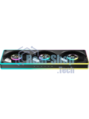 Вентилятор для корпуса Ocypus Sigma F36 BK ARGB, 3x120x120x25mm, 4-PIN PWM, 500-2200 RPM, 36 DBA MAX, FLUID DYNAMIC BEARING