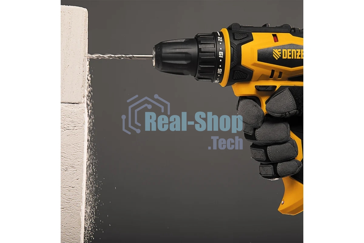 Дрель-шуруповерт сетевая Denzel SD-300-10, 300Вт