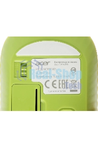 Мышь беспроводная Acer OMR205 зеленый/желтый, 1200 dpi, радиоканал, USB, кнопки - 3