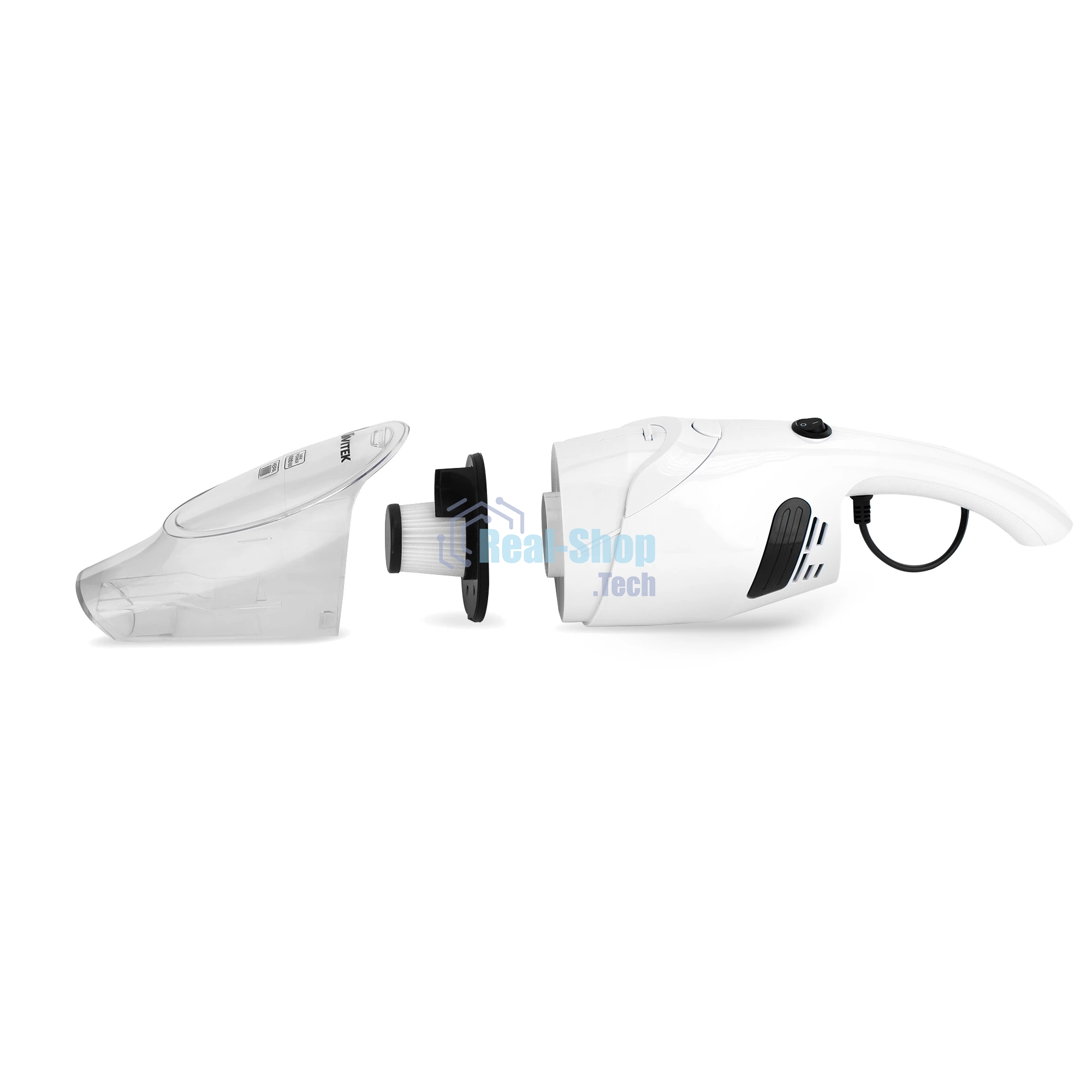Пылесос вертикальный Vitek Harmony VT-1831 (MC) белый/черный, питание от сети, 100 Вт, уборка сухая, пылесборник 0,8 л