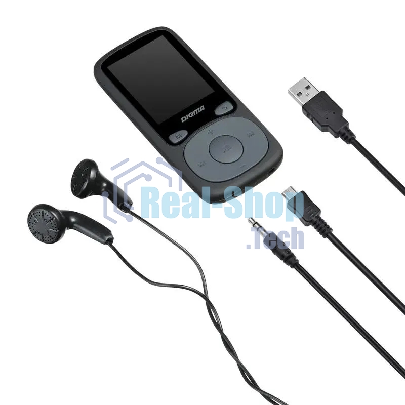 Плеер Hi-Fi Flash Digma B4 8Gb черный/1.8