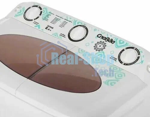 Стиральная машина Славда WS-80PET белый, загрузка вертикальная 8 кг, 1350 об/мин, класс А