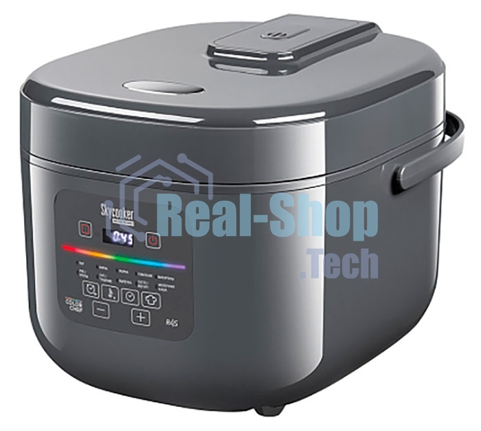 Мультиварка Redmond MC-100S серый, 5 л, 860 Вт, управление - сенсор, программ - 12