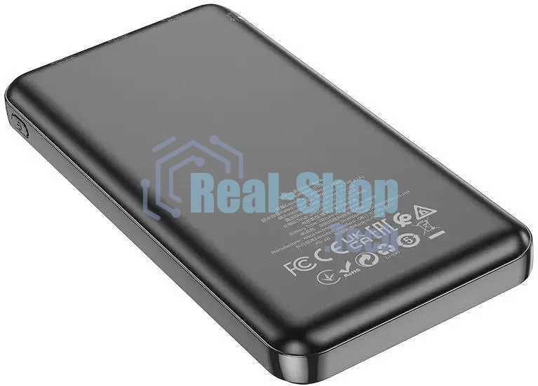 Портативный аккумулятор Hoco J100 High-ranking 10000mAh 2.1A 2xUSB-A черный