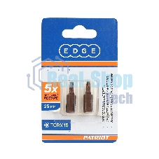 Бита EDGE by PATRIOT T15, сталь S2, длина 25 мм, 2шт в блистере