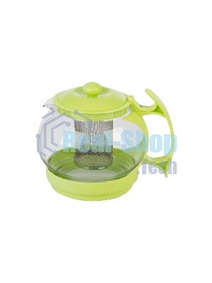 Чайник заварочный Mallony Decotto-1100 с пластик ручкой, фильтр из нерж ст, 1,1 л