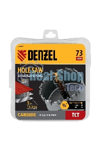 Коронка по металлу Denzel твердосплавная, 73 мм