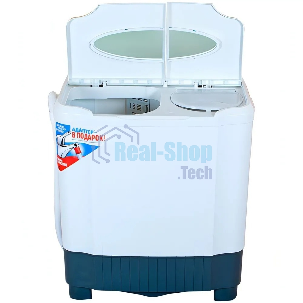 Стиральная машина Renova WS-50РЕТ белый, загрузка вертикальная 5 кг, 1350 об/мин., класс: А+