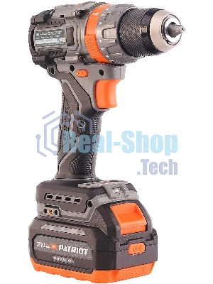 Дрель-шуруповерт Patriot BR 214UES, 21 В, 4 Ач, 85 Нм, бесщеточный