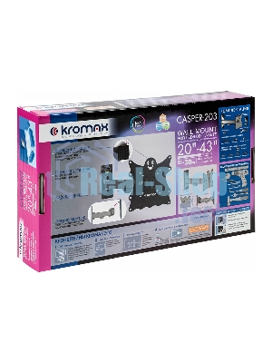 Кронштейн Kromax CASPER-203 черный, 20