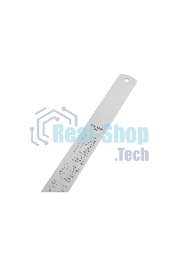 Линейка стальная Deli DL8050Y 500мм нержавеющая сталь