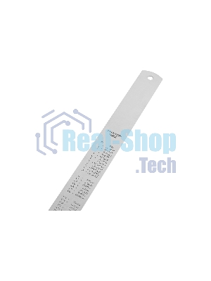 Линейка стальная Deli DL8050Y 500мм нержавеющая сталь