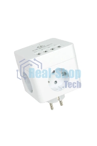 Сетевой фильтр Cablexpert Cube CUBE-4-U4-W, 4 р, 16А, 4хUSB, ур. защиты 2+, белый, коробка