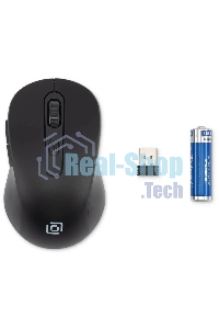 Мышь беспроводная Oklick 677MW черный, 1600 dpi, радиоканал, USB, кнопки - 6