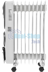 Обогреватель масляный Centek CT-6203-9 (9 секций) белый, 2400 Вт, 20 м2, 3 режима, термостат
