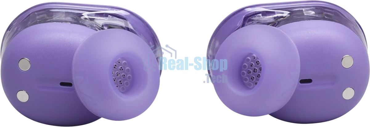 Наушники TWS JBL Tune Buds 2 Ghost фиолетовый, внутриканальные, Bluetooth, адаптивное шумоподавление