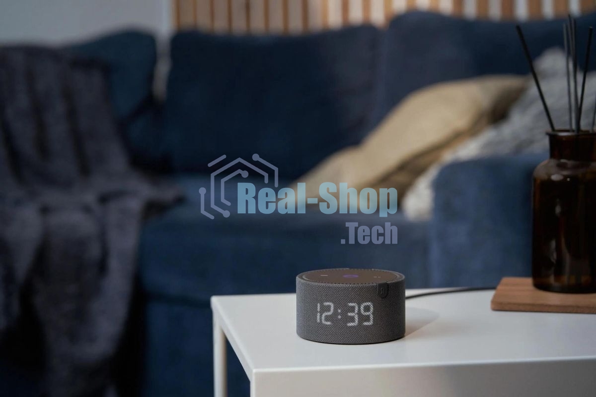 Умная колонка Яндекс Станция Мини, 10Вт, с голосовым ассистентом Алиса на YaGPT, с LED-часами, черный