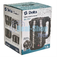 Чайник электрический DELTA DL-1117 черный