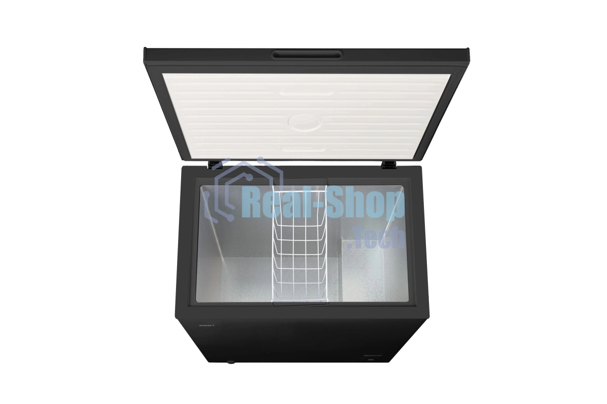 Морозильный ларь Kraft BD(W)-230BRX черный, 214л