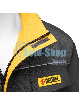 Куртка профессиональная рабочая Denzel 65% полиэстер 35% хлопок, XL