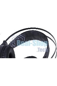 Гарнитура проводная с микрофоном A4 Bloody J437 черный 1.8м мониторные USB оголовье (J437)