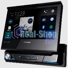 Автомагнитола Pioneer AVH-Z7250BT, 1 DIN, CD, Bluetooth, USB Type-A, AUX, CarPlay, пульт ДУ, съёмная панель