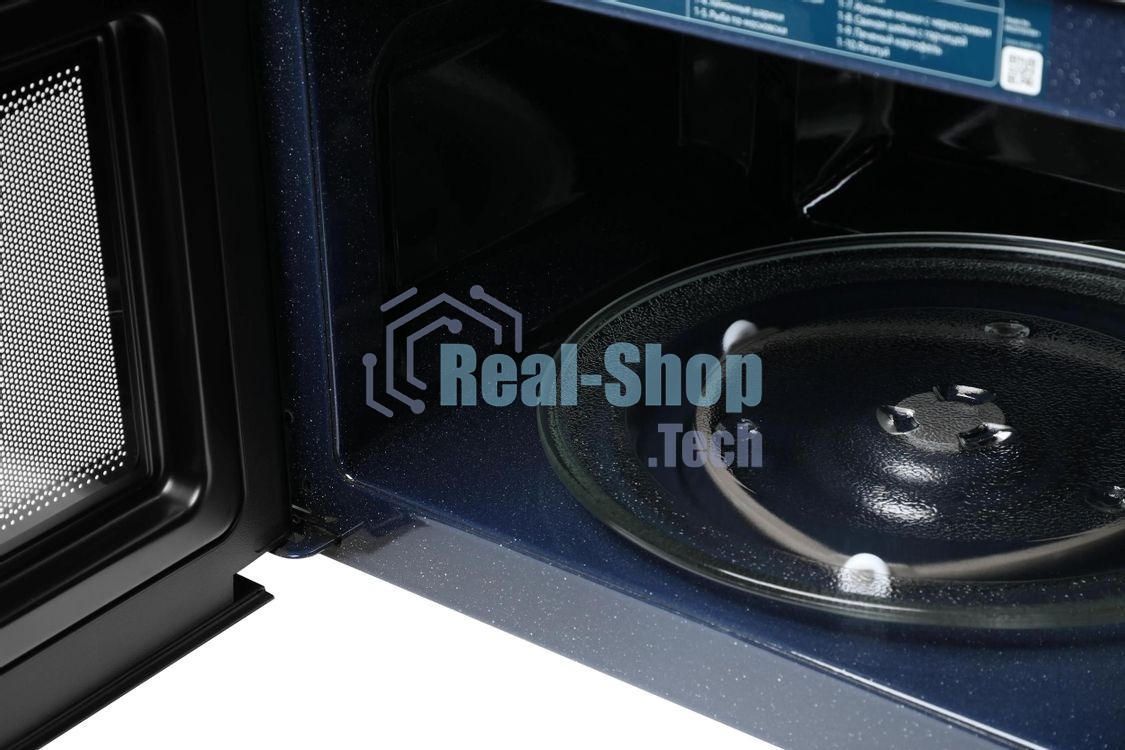 Микроволновая печь Samsung MS23T5018AK/BW черный, 23 л, 800 Вт, переключатели - сенсор