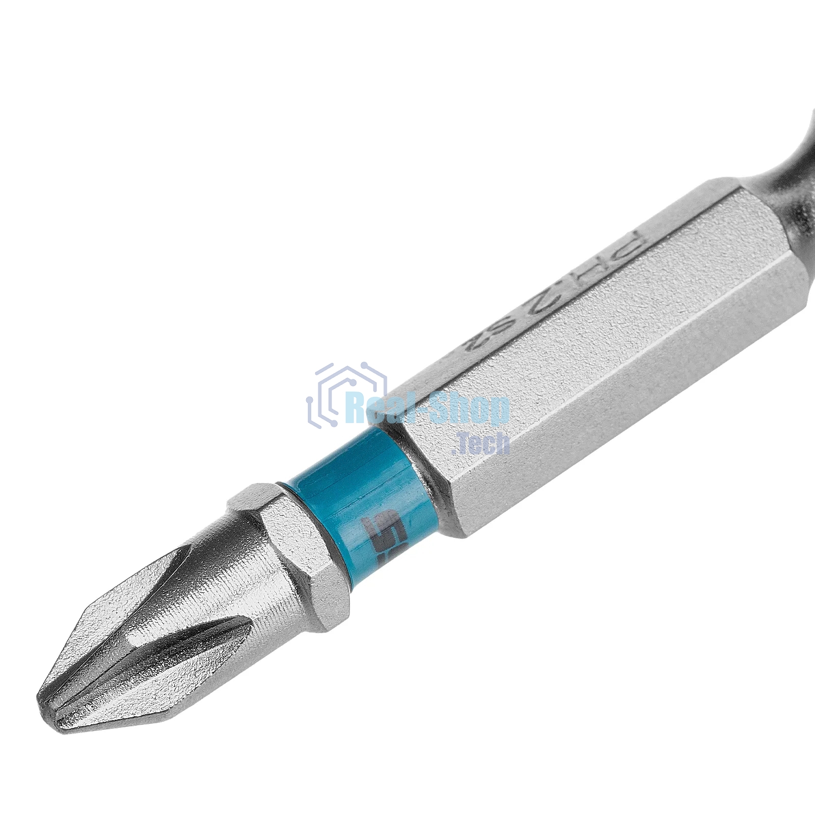 Бита Gross PH2х50 мм, сталь S2, шестигр., отрывн., 10 шт.