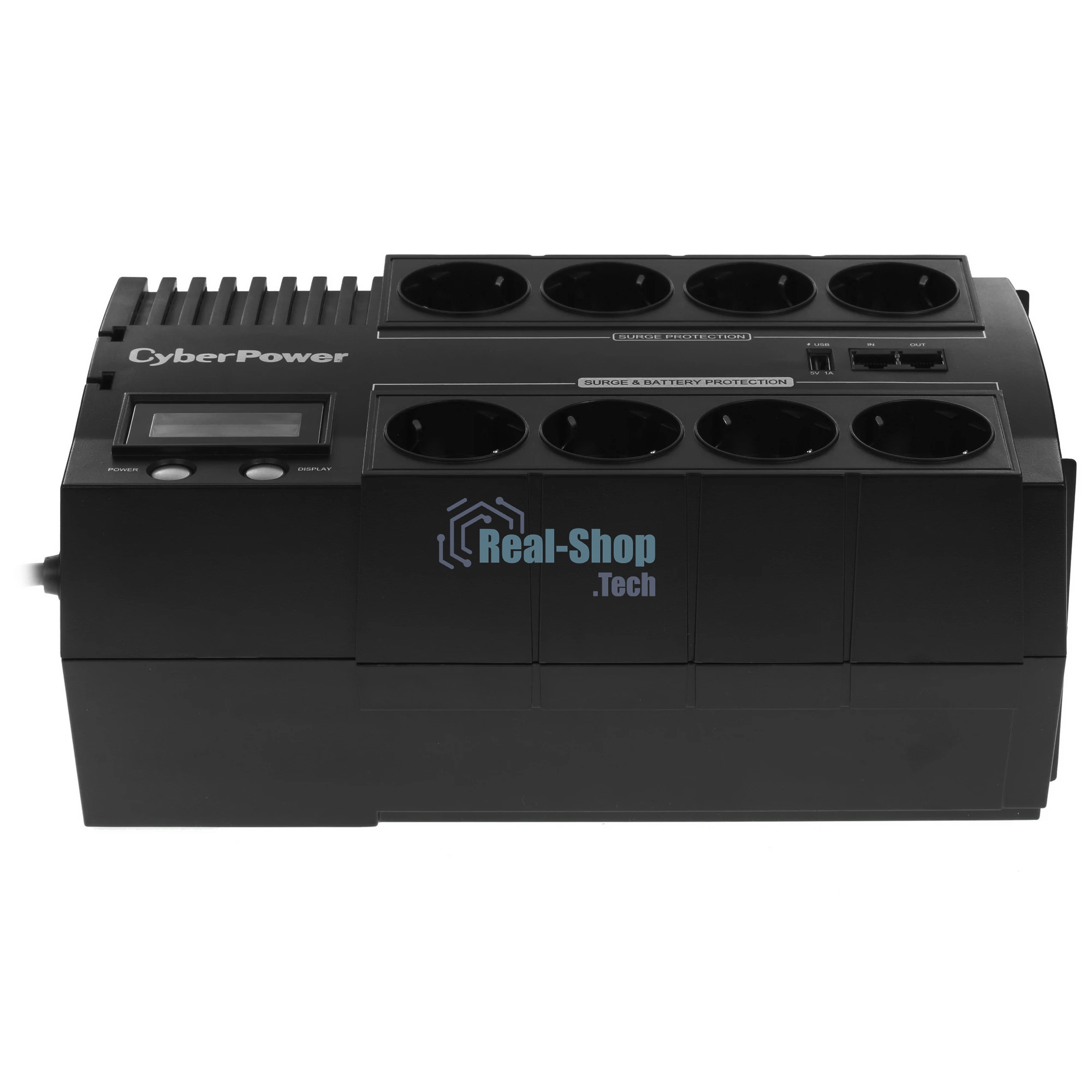 Источник бесперебойного питания CyberPower BR700ELCD 700 ВА/420 Вт/8 х CEE 7 (евророзетка)