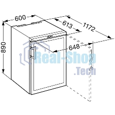 Винный шкаф Liebherr WKb 1812 Vinothek черный (однокамерный)