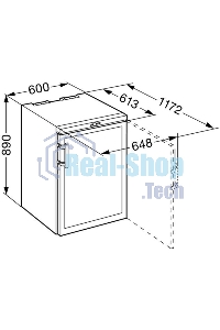 Винный шкаф Liebherr WKb 1812 Vinothek черный (однокамерный)