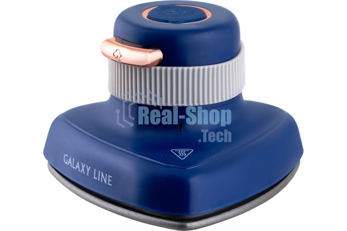 Отпариватель Galaxy Line GL 6286, синий, ручной, 900 Вт, контейнер для воды 50 мл