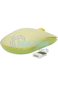 Мышь беспроводная Acer OMR205 зеленый/желтый, 1200 dpi, радиоканал, USB, кнопки - 3