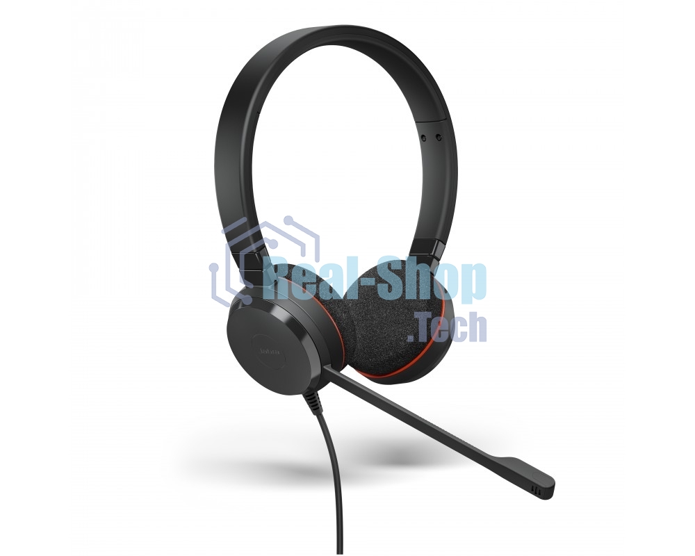 Гарнитура Jabra Evolve 20 MS Stereo USB чёрный, проводная