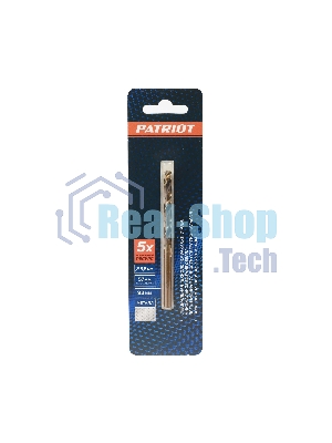 Сверло EDGE by PATRIOT по металлу 5,5 мм, 1шт в блистере