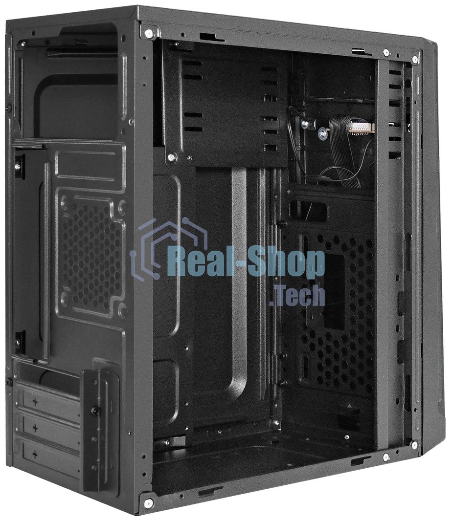 Компьютерный корпус Minitower ExeGate BAA-106-AA500 (mATX, БП AA500 с вент. 8см, 2хUSB, аудио, черный)