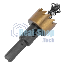 Коронка по металлу Denzel HSS, 20 мм, нитридтитановое покрытие