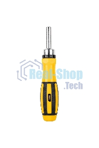 Набор прецизионных отвертокDeli DL3565 65 предметов Материал бит Cr-v. Пластиковый кейс.