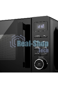 Микроволновая печь Kuppersberg TMW 202 B, High-Tech, отдельностоящая, объем 20 л, 10 уровней мощности, 11 автоматических программ, кварцевый гриль, таймер, поворотное/кнопочное управление, мощность 700 Вт, поворотный стол, черный