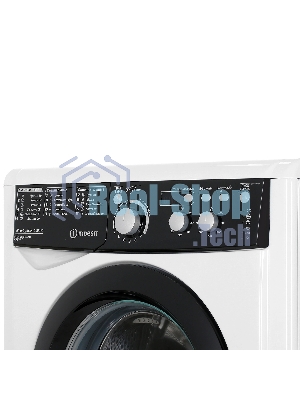 Стиральная машина Indesit EWSD 51031 BK CIS белая, загрузка фронтальная 5 кг, 1000 об/мин, класс A