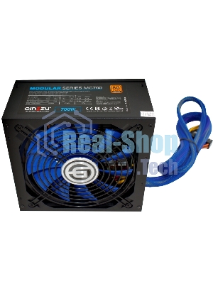 Блок питания Ginzzu MC700 700W 14CM 80 PLUS Bronze,