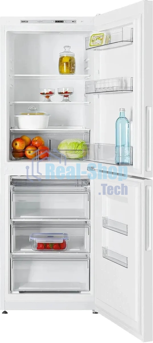 Холодильник Atlant ХМ-4612-101 белый двухкамерный 182/119л морозилка снизу