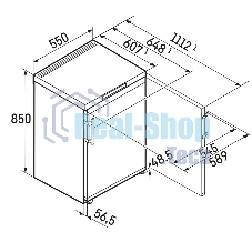 Морозильная камера Liebherr FD 1404-20 001 белый, 106л, 4 ящика