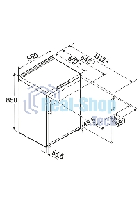 Морозильная камера Liebherr FD 1404-20 001 белый, 106л, 4 ящика
