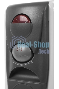 Обогреватель масляный Centek CT-6203-9 (9 секций) белый, 2400 Вт, 20 м2, 3 режима, термостат