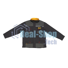 Куртка профессиональная рабочая Denzel 65% полиэстер 35% хлопок, XL